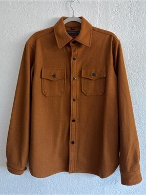 Schott NYC Men's CPO wool shirt